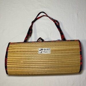 Old Navy Spring 2002 Vintage Portable Straw Beach Mat NWOT